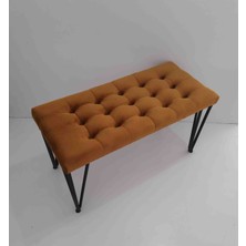 Mc Mobilya Sahra Peri Bench Puf Tabure Metal Ayak