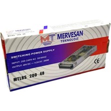 Mervesan 200W 48V Dc Adaptör MTLRS-200-48