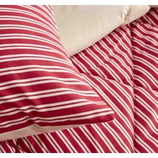 Nautica Home Maritime Stripe Tek Kişilik Comfort Set Red