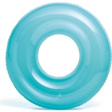 Intex 59260 Şeffaf 76 cm Jumbo Şişme Can Simidi (Turkuaz)
