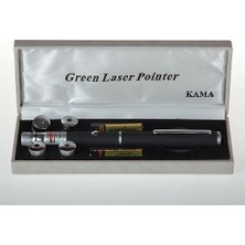 Yeşil Lazer Pointer 8000 mW  5 Başlıklı