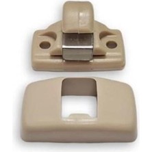 Vass41 Skoda Octavia 2 2005-2012 Güneşlik Tutucu Klipsi Kanca Bej Krem 1Z0857561A