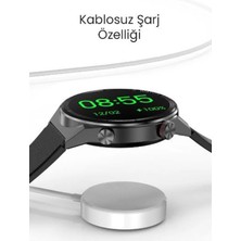 Pazariz Akıllı Saat Gt3 Max 3 Erkeklere Özel Premium 44MM Ios ve Android Uyumlu Deri Kordon Hediyeli