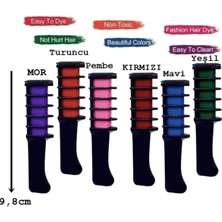 Cadde Outlet Hairchalk Süper Karışık Renkli Mini Taraklı Saç Tebeşiri Seti ( 6 Lı Set  769785931838