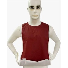 Ym 10 Adet Yıkanabilir Hasta Yemek Önlüğü Cepli-Cırtlı