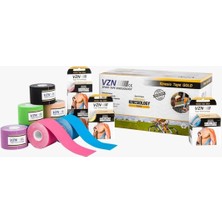 EC Shop Vzn Tape   Vzn Kinesio Sport Tape – Sporcu   Bandı 5m x 5cm Mavi 4 Adet