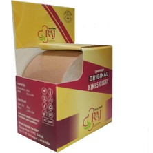 Raj   5cm x 5mt Tape Yüz Yogası Yüz Bölgesi Için Therapy Cotton Kinesio Face Tape