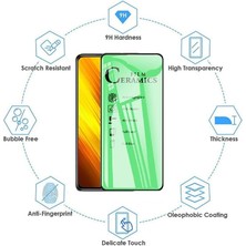 HANPORIUM TCL 30 Nano Seramik 9D Ekran Koruyucu - Ultra Darbe Emici Etkin Koruma - Ekranı Tam Kaplar