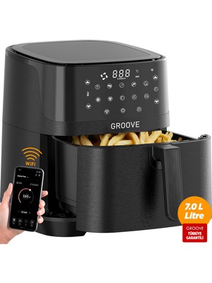 Groove Max Xxl 7l 1800W Wifi Smart Airfryer Air Fryer Yağsız Sıcak Hava Fritözü