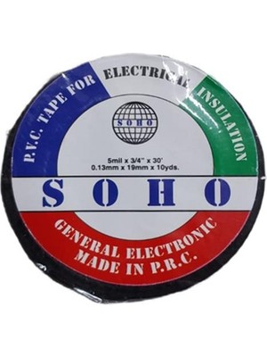 Soho Elektrik Bandı-Siyah