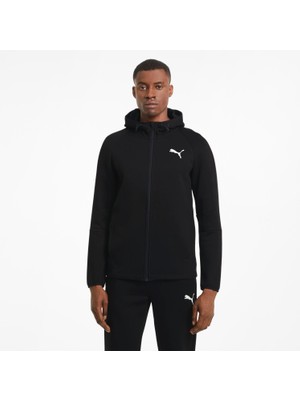 Puma Erkek Puma Black Puma Evostrıpe Core Fz Hoodie Siyah Erkek Hoodie