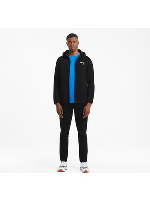 Puma Erkek Puma Black Puma Evostrıpe Core Fz Hoodie Siyah Erkek Hoodie