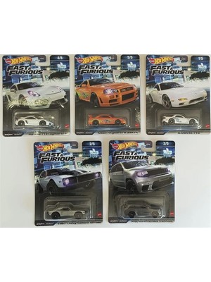 Hot Wheels Fast And Furıous HNW46 5 Li Set