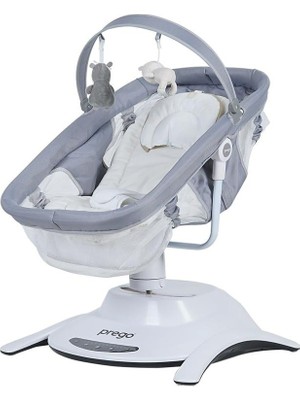 Prego 4086-1 360 Derece Dönebilen Portbebeli Yummy Elektrikli Beşik