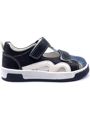 Arzen 4218 Önü Kapalı Orta Pedik Erkek Çocuk Bebe Sandalet Ayakkabı