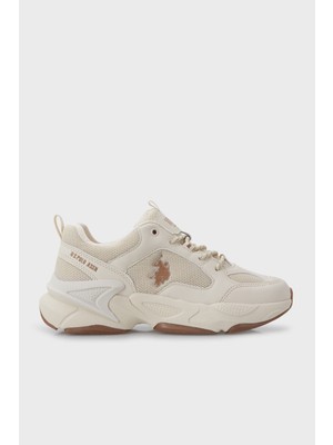 U.S. Polo Assn. Maybe Wmn 3fx Bej Sneaker Kadın Ayakkabı