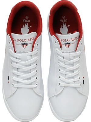 U.S. Polo Assn. U.s Polo Franco Gsn 3fx Beyaz-Kırmızı Unisex Sneaker