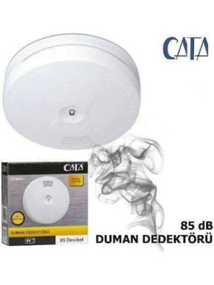 Cata CT-9451 Duman Dedektörü Kablosuz Duman Dedektörü Pilli