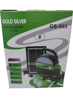 Gold Silver GS-903 Güneş Enerjili Solar Lamba