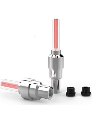 Neler Geldi Neler Kırmızı Hareket Sensörlü Işıklı Sibop Kapağı Lambası Araba Bisiklet Jant Işığı Jant Lambası