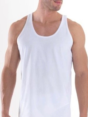 Blackspade Erkek Atlet 2'li Paket Loose Fit -9225-BEYAZ