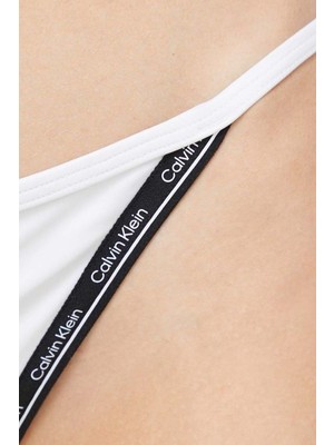 Calvin Klein Logolu Yanlardan Bağlamalı Bikini Altı KW0KW01992YCD Bayan Bikini Altı KW0KW01992 Ycd