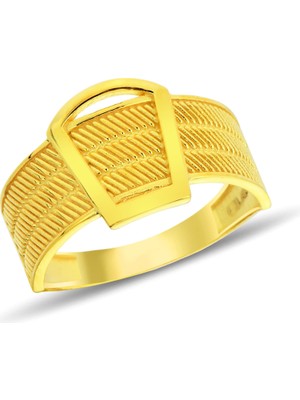 ÇGK KUYUMCULUK 22 Ayar Renk Hasır Altın Yüzük CGKYZK0131