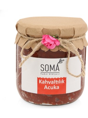 Soma Kadın Atölyesi Acuka Kahvaltılık Salça Sos Katkısız Ev Yapımı - 380 gr