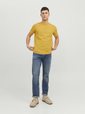 Jack & Jones Bisiklet Yaka Basic Tişört-Organic