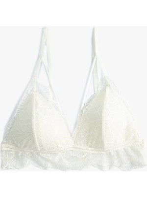 Soft Dantelli Bralet Dolgusuz Balensiz