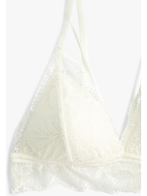 Soft Dantelli Bralet Dolgusuz Balensiz