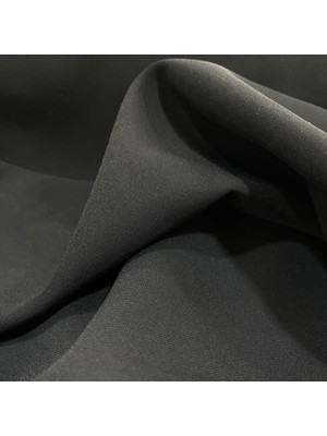 Metezer Kumaş Ithal Medine Ipeği Feracelik Elbiselik Çarşaflık Kumaş - Siyah