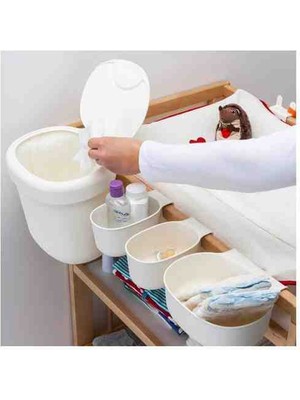 IKEA Akdeniz Önsklıg Beyaz Alt Değiştirme Kapları