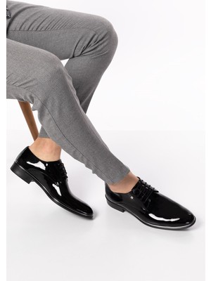 Depderi Erkek Klasik Damatlık ve Takım Elbiseye  Uygun Abiye Ayakkabı