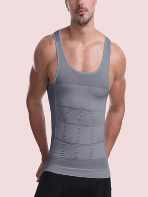 Mistirik Torenova Erkek Korse Atlet Göbek İnceltmeye Yardımcı Jinekomasti Bel Korsesi Dik Duruş Destekli