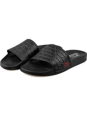 Slazenger Filanto Siyah Unisex Spor Terlik S.Deri Üst ve Termo Poliüretan Taban ile Konforlu