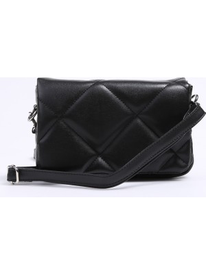 Fabrika Siyah Kadın 20X13X6 Çapraz Çanta Asutra