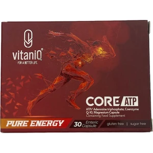 Core Atp Atp/adenozin Trifosfat, Koenzim Q10, Magnezyum İçeren Kapsül Takviye Edici Gıda