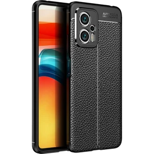 Xiaomi Poco X4 Gt Kılıf Deri Tarzı Niss Silikon Case Kapak