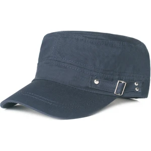 Düz Silindir Şapka Erkek Rahat Şapka Edebi Güneş Şapkası (Yurt Dışından)