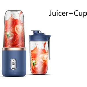 6 Bıçaklı Taşınabilir Sıkacağı Bardak Sıkacağı Meyve Suyu Fincan Otomatik Küçük Elektrikli Sıkacağı Smoothie Blender Ice Crushcup Mutfak Robotu (Yurt Dışından)