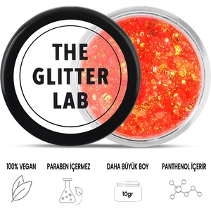 The Glitter Lab - Sorbe -Parlak Jel Formlu Glitter ~10 gr