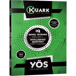 KUARK YAYINLARI YÖS GENEL YETENEK (IQ) KONU ÖZETLİ