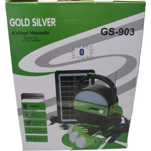 Gold Silver GS-903 Güneş Enerjili Solar Lamba