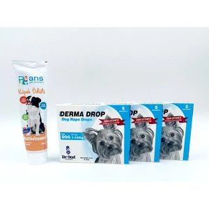 1-10 kg Köpekler Için Parazit Ürünü 3 Adet + Multivitamin