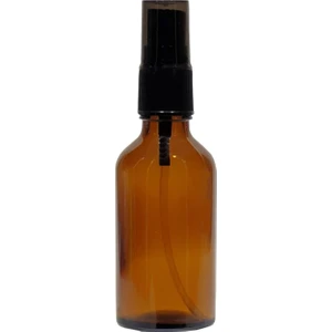 2 Adet Amber Cam Şişe 30 Ml Cam Spreyli