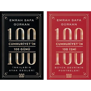Cumhuriyet'in 100 Günü - Cumhuriyet'in 100 Ismi  Orjinal Kitap / 2 Kitap Takım - Emrah Safa Gürkan