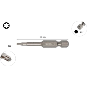 Ceta Form T8 x 50 mm Torx Bits Uç CB/822 (1 Adet)