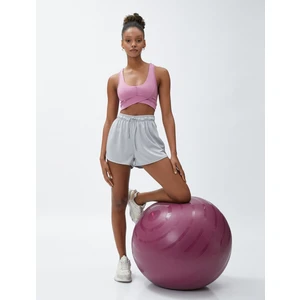 Mini Spor Şort Beli Bağlamalı