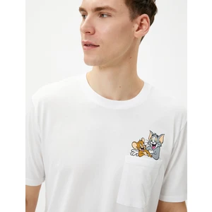 Tom ve Jerry Cepli Tişört Lisanslı Baskılı